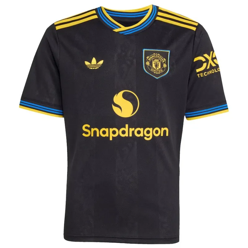 Manchester United 2025/26 Maglia terza bambini - Nera