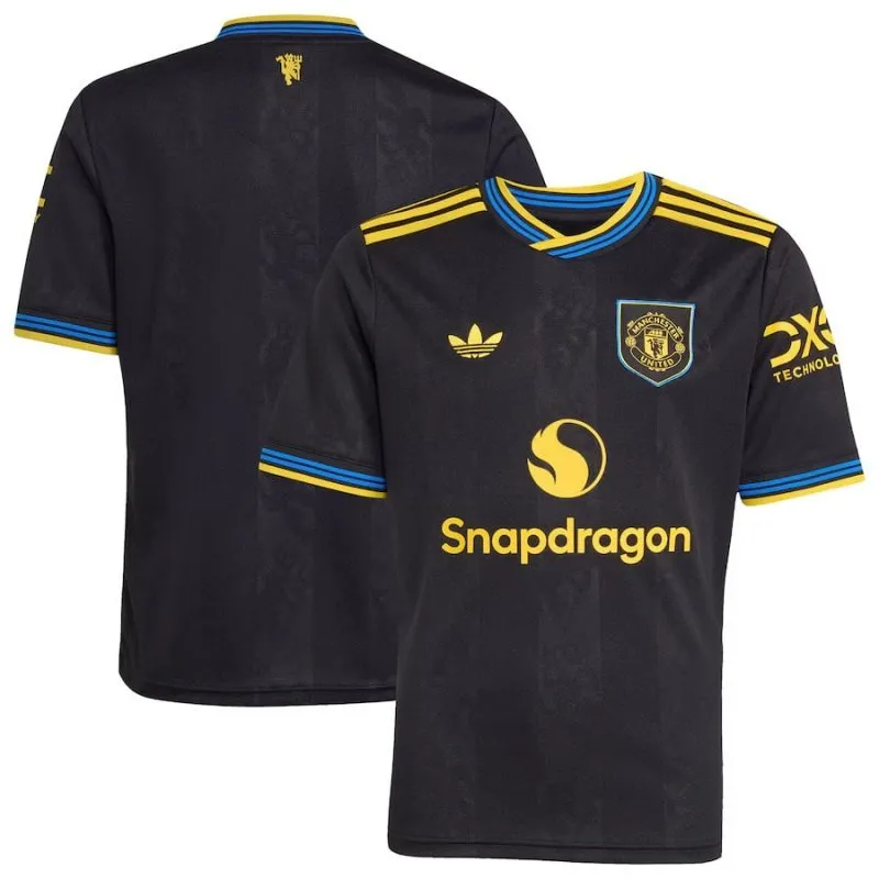 Manchester United 2025/26 Maglia terza bambini - Nera