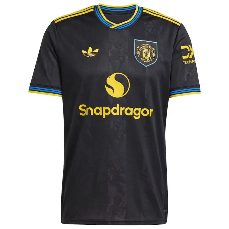 Manchester United 2025/26 Kinder Set Dritttrikot - Schwarz