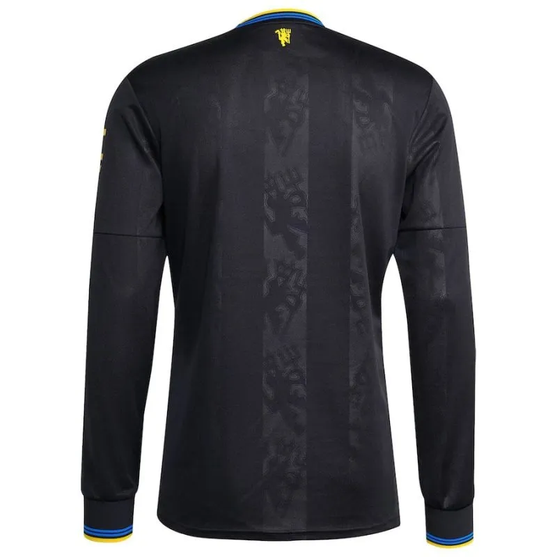 Manchester United 2025/26 Maglia terza maniche lunghe - Nera
