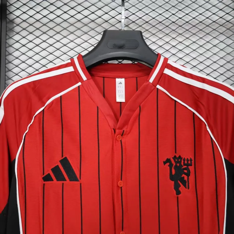 Manchester United 2025/26 Baseball Edition Player Jersey - Red