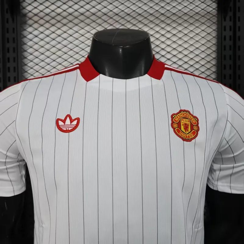 Manchester United Camiseta de Jugador Edición Casual 2025/26 - Blanco