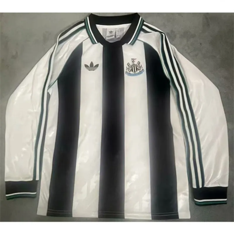 Maillot à manches longues édition spéciale de Newcastle United 2024/25 - Noir/Blanc