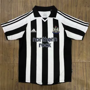 Camiseta de casa retró de Newcastle United 2003-05 - Negro/Blanco