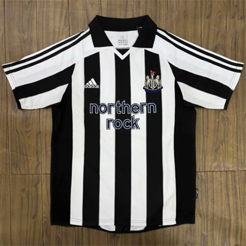 Maglia di casa retrò di Newcastle United 2003-05 - Nero/Bianco