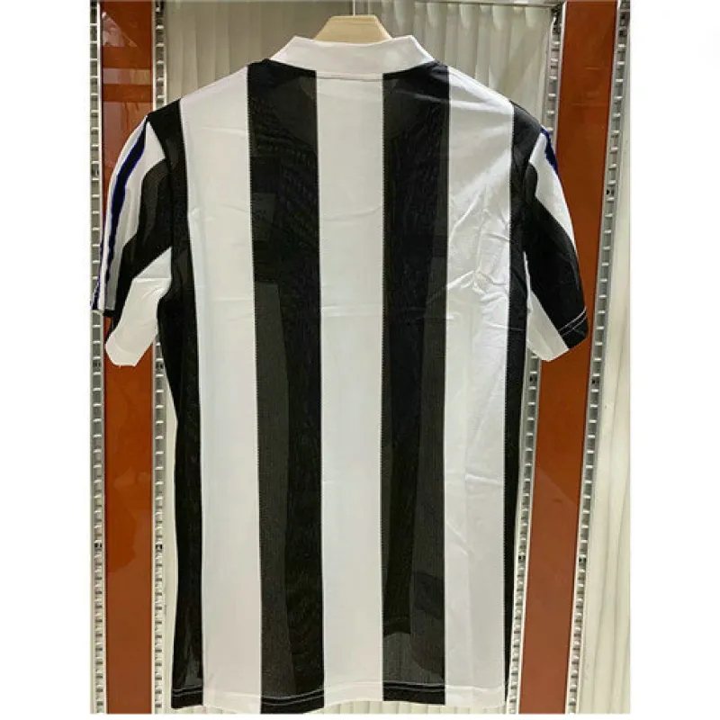 Newcastle United 1995-97 Retro Home Jersey - Black/White