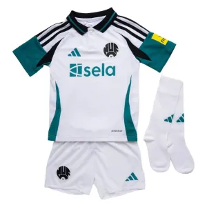 Conjunto de tercera camiseta para niños de Newcastle United 2024/25 - Blanco