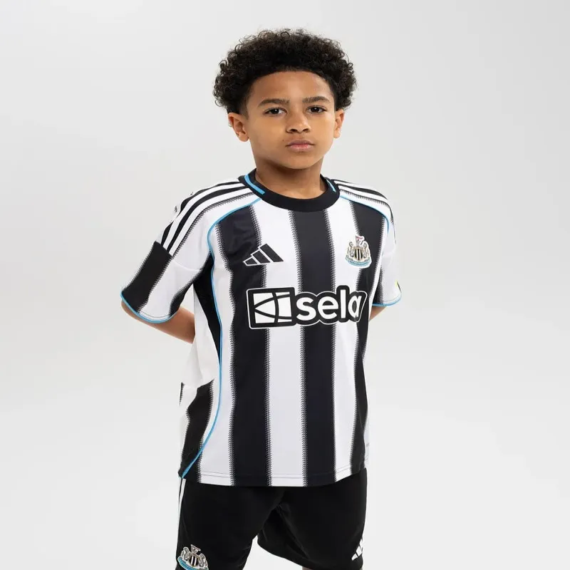 Newcastle United Kids' 2025/26 Home Jersey - Black/White