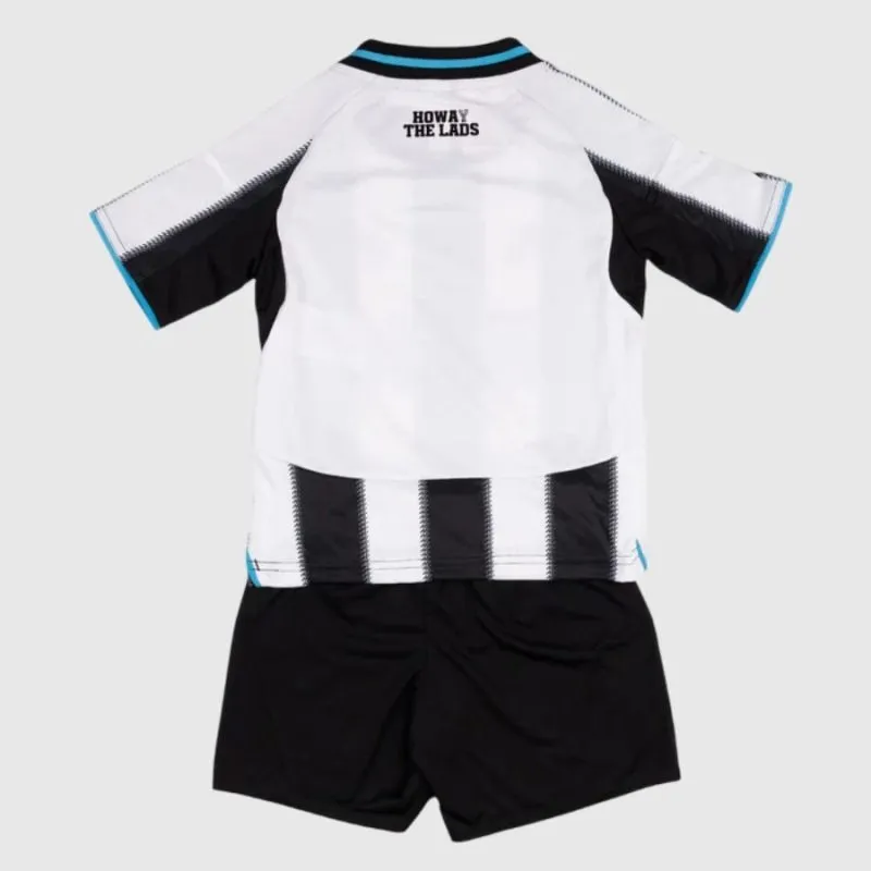 Newcastle United Niños 2025/26 Kit de casa - Negro/Blanco
