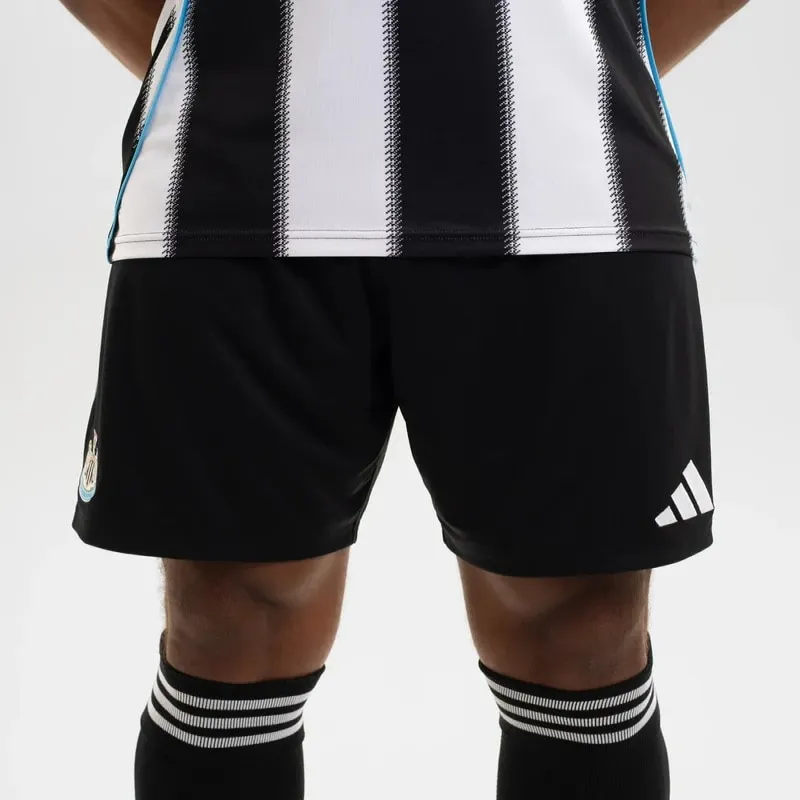 Newcastle United 2025/26 Short di casa - Nero/Bianco