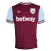 Il kit di casa di West Ham United per 2024/25 - Rosso
