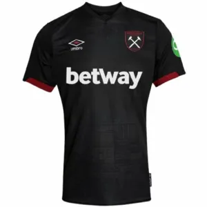 West Ham United's away kit for 2024/25 - Black