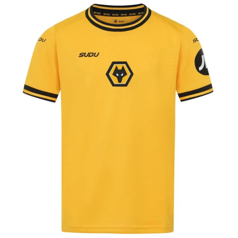 Maillot d'enfant domicile de Wolverhampton Wanderers 2024/25 - Jaune
