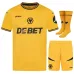 Jeu de maillots pour enfants de domicile de Wolverhampton Wanderers 2024/25 - Jaune