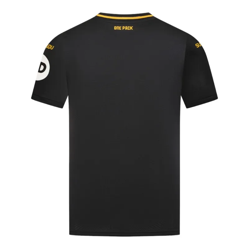 Jeu de maillots pour enfants d'extérieur de Wolverhampton Wanderers 2024/25 - Noir