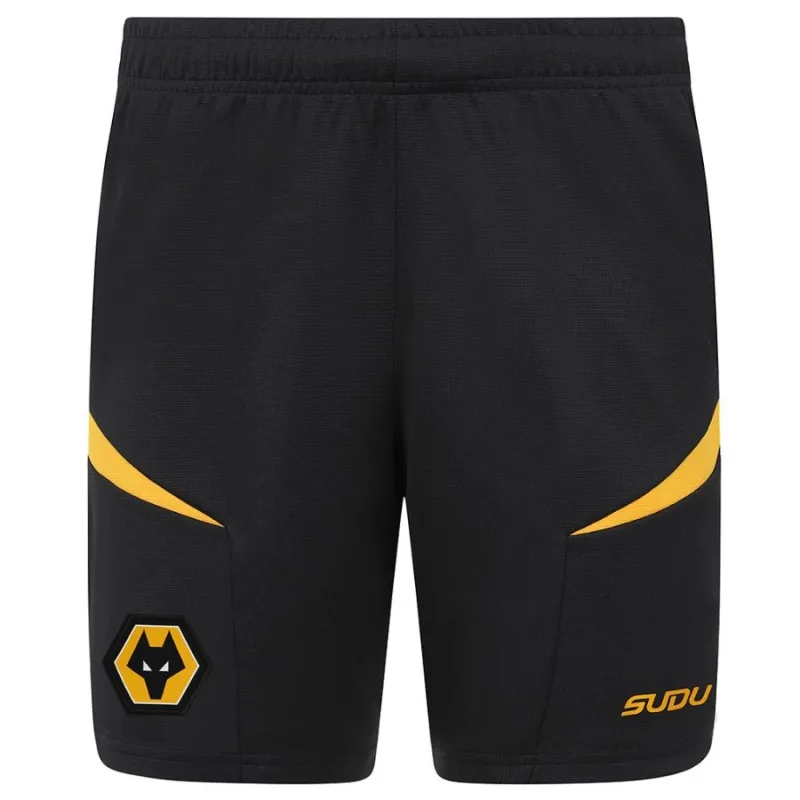 Jeu de maillots pour enfants d'extérieur de Wolverhampton Wanderers 2024/25 - Noir