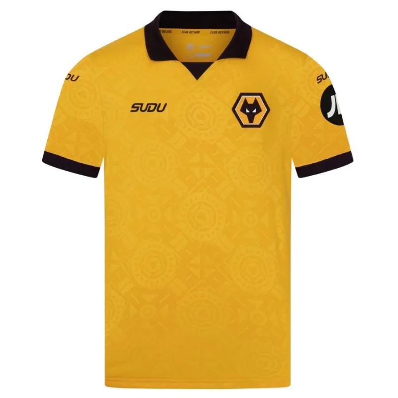 Maglia bambini Wolves 2025/26 Casa - Gialla