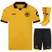 Ensemble maillot enfant Wolves 2025/26 Domicile - Jaune