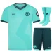 Set maglia bambini Wolves 2025/26 Trasferta - Verde