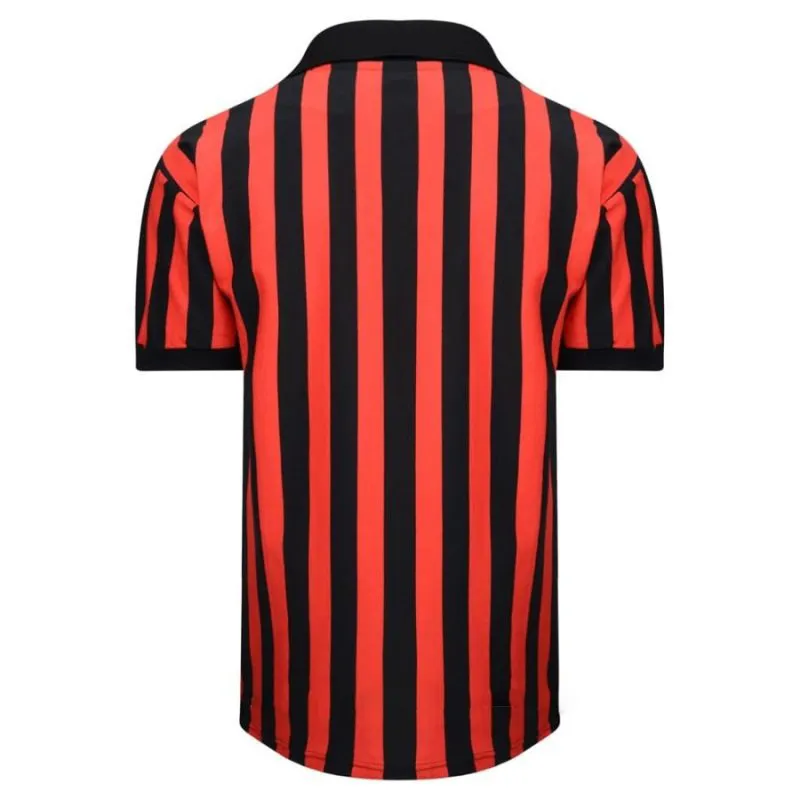AC Milan 1963 Maglia casalinga retrò - Rossa/Nera