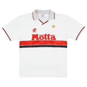 AC Milan 1993/94 Retro Away Jersey - White
