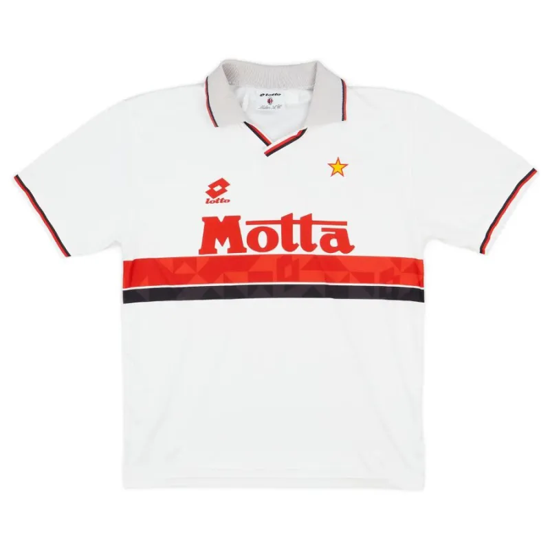 AC Milan 1993/94 Retro Away Jersey - White