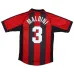 AC Milan MALDINI 1998 2000 Maillot domicile rétro - Rouge/Noir