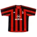 AC Milan RUI COSTA 2003/04 Retro Home Jersey - Red/Black