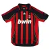 AC Milan 2006/07 Maillot domicile rétro - Rouge/Noir