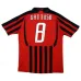 AC Milan GATTUSO 2007/08 Maglia casalinga retrò - Rossa/Nera
