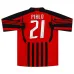 AC Milan PIRLO 2007/08 Retro Long-Sleeve Home Jersey - Red/Black