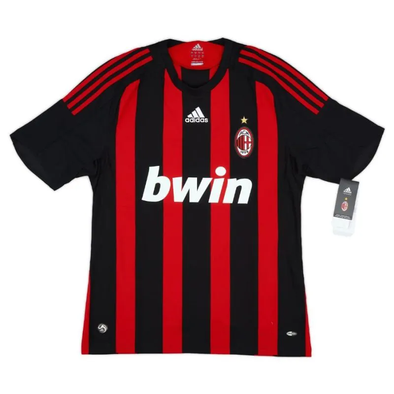AC Milan SHEVCHENKO 2008/09 Maglia casalinga retrò - Rossa/Nera