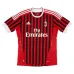 AC Milan 2011/12 Maillot domicile rétro - Rouge/Noir