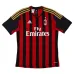 AC Milan 2013/14 Retro Home Jersey - Red/Black
