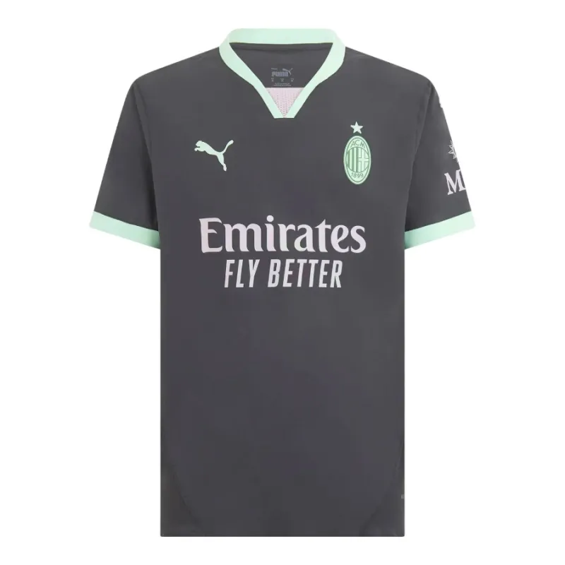 Camiseta tercera 2024/25 del AC Milan - Jugadores - Gris carbón