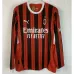 Camiseta de mangas largas 2024/25 de casa del AC Milan - Roja