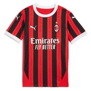 AC Milan Kids' 2024/25 Home Jersey - Red