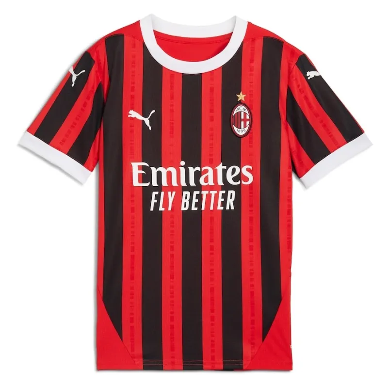 Maglia da campo dell'AC Milan 2024/25 per bambini - Rossa