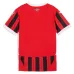 Maglia da campo dell'AC Milan 2024/25 per bambini - Rossa