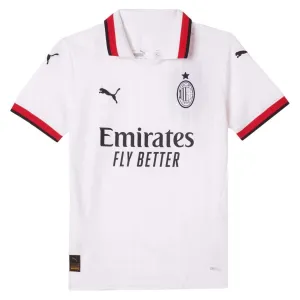 AC Milan Kids' 2024/25 Away Jersey - White
