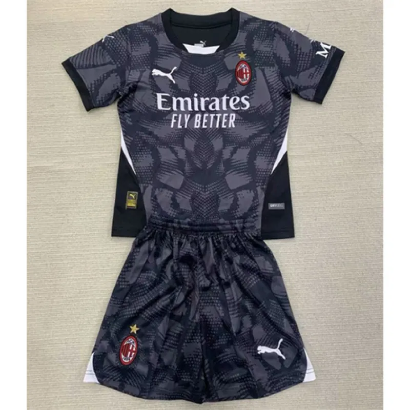 Camiseta de portero para niños del AC Milan 2024/25 - Negra