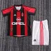 Maglia casa retro infantile AC Milan 1998/99 - Rosso