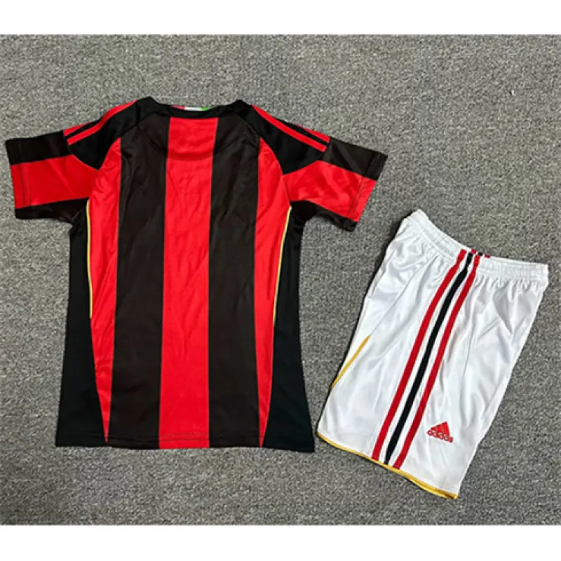 Maglia casa retro infantile AC Milan 2010/11 - Rosso