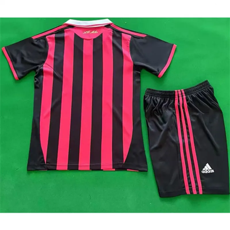 Maglia casa retro infantile AC Milan 2009/10 - Rosso