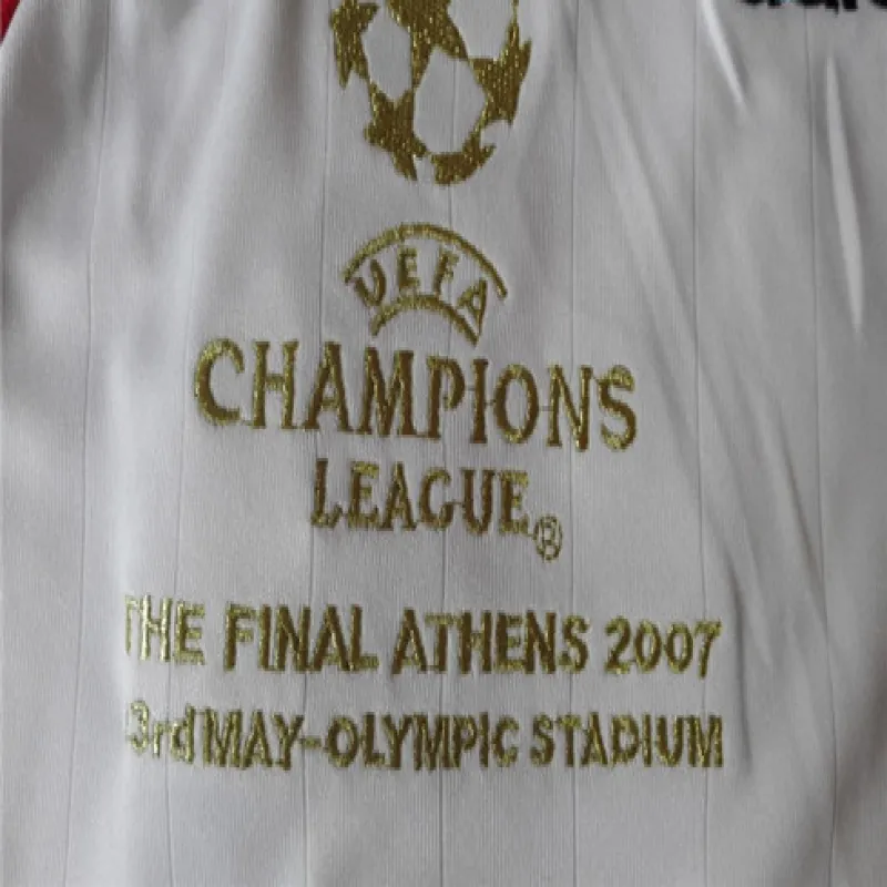 AC Milan 2006/07 UEFA Champions League Final Away Retro Jersey - White