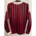 Maillot rétro de domicile à manches longues de l'AC Milan 2011/12 - Rouge