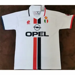 AC Milan 1995 - 97 Away Retro Jersey - White