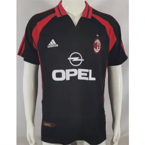 AC Milan 2000/01 Third Retro Jersey - Black