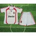 Maglia retro di trasferta per bambini dell'AC Milan 2006/07 - Bianca