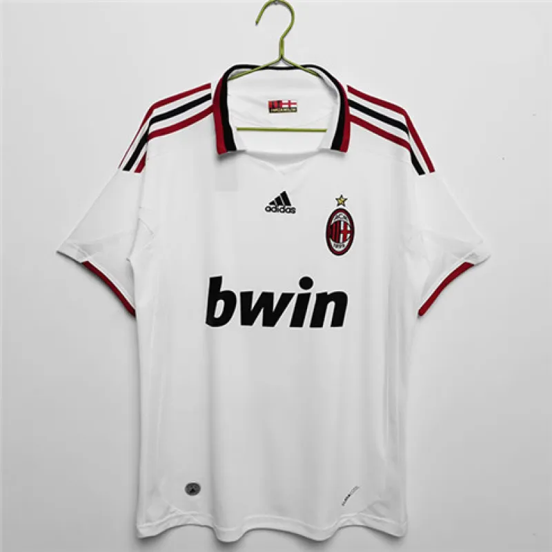 AC Milan 2009/10 Away Retro Jersey - White